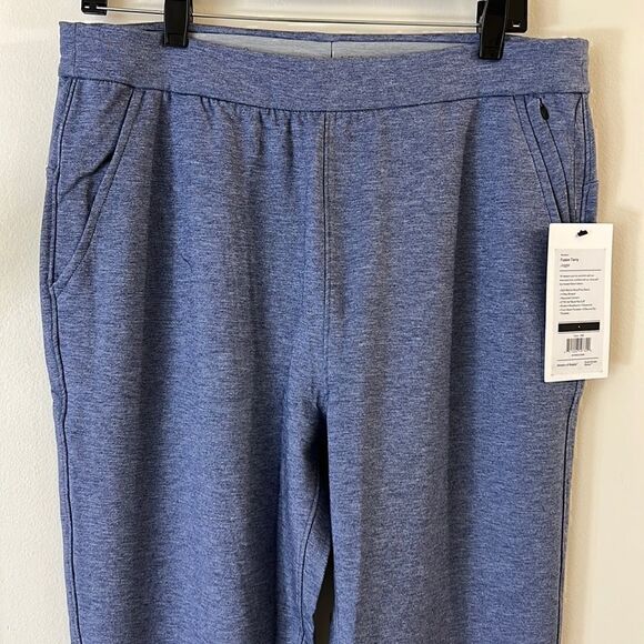NWT Ministry Of Supply Women’s Fusion Terry Jogger in Indigo Heather Size L - Picture 7 of 16